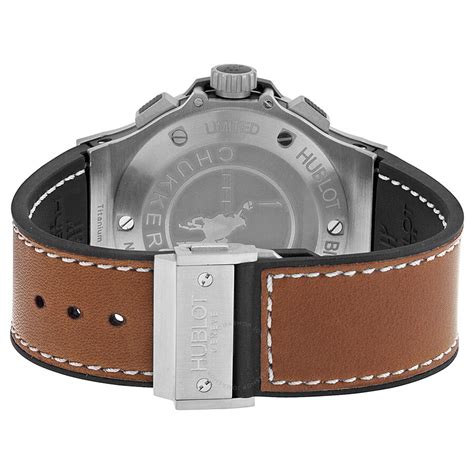 hublot big bang geneve brown leather